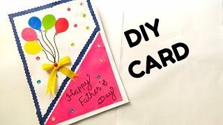 Fathers Day Easy card ideas  Handmade Fathers day cardDIY Card [upl. by Iadrahc]