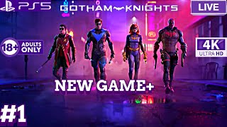 Gotham knights New Game PS5 4K UHD Livestream 01 [upl. by Haniraz701]