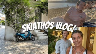 ISLAND HOPPING GREECE  SKIATHOS VLOG [upl. by Elleinnod841]