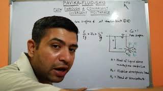 Flow through convergent divergent mouthpiece [upl. by Hgieloj]