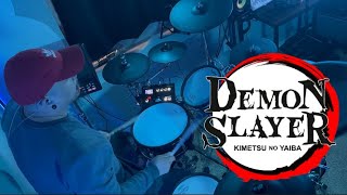 DEMON SLAYER Kimetsu no Yaiba Opening LISA  Gurenge Drum Cover By Jigsink [upl. by Annabelle]