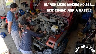 Jeep Wrangler TJ  Ol Red Repair  Knock rattle bang [upl. by Arymat315]