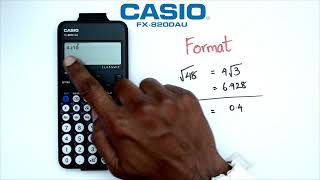 How to Change Number Formats on a Casio FX8200 AU [upl. by Regor400]