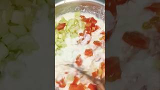 Vegetable salad Raita recipe weightlosscooking [upl. by Jacquelyn]