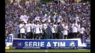 The ceremony as Inter were named Champions of Italy  Serie A TIM 200910 [upl. by Bedad]