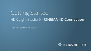 HDR Light Studio with Cinema 4D Connection LEGACY [upl. by Gombosi]