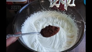 Chocolate Whipped Cream Frosting [upl. by Venuti]