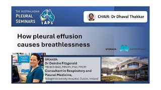 TAPS 2024 Ep 8 How pleural effusion causes breathlessness [upl. by Leodora]