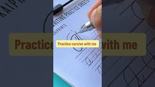 Cursive A Handwriting Practice writing for beginners tutorial capital small letters  basic strokes [upl. by Hedvige646]