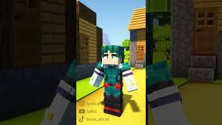 Si les animes se passaient dans Minecraft [upl. by Ardnassak]