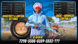 UPDATE 29🔥NEW BEST SENSITIVITY  CODE AND BASIC SETTING CONTROL PUBG MOBILE 60FPSGYRO5FINGGER [upl. by Melly42]