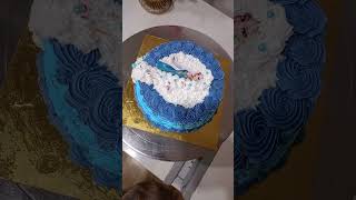 Frozen Queen Elsa Barbiegirlcake thefrozenqueenElsathemeCake short viral [upl. by Oleusnoc]