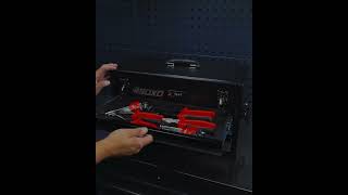 BoxoUSA 159Piece Metric and SAE Combo 3Drawer Hand Carry Tool Box [upl. by Kcirdet]