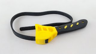 Adjustable Rubber Strap Wrench [upl. by Nosnorb]