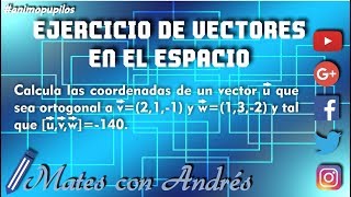 Vectores en el Espacio Tridimensional ejercicios resueltos 02 [upl. by Ethelinda]