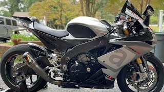 2016 APRILIA RSV4 RR Austin Racing Exhaust System Walkaround [upl. by Fowle7]