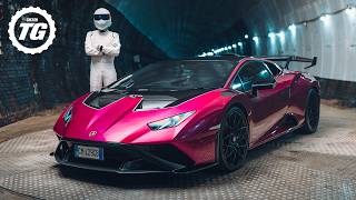 Lamborghini Huracán STO vs THE STIG  4K  TG Tunnel Run [upl. by Eidoj578]