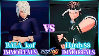 KOF XV🔥The Next Level Of Shatter Strike ⚡Rank Match ⚡BALAkof VS Hardy88⚡️The Battle of Warriors🔥 [upl. by Ellinej]