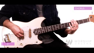 Trust In God  Elevation Worship  Bass Guitar Tutorial [upl. by Dranal146]