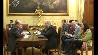 streaming consultazioni PD M5S Pierluigi Bersani Enrico Letta Vito Crimi Roberta Lombardi [upl. by Eirrac]