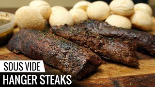 Sous Vide HANGER STEAK  Butcher Kept Secret done 3 ways [upl. by Rempe]