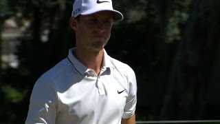 Jamie Lovemark sinks 25foot putt at Webcom Tour Championship [upl. by Gabrielson]