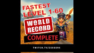 Zeegers World Record Fastest 160 Speedrun Recap [upl. by Morra855]