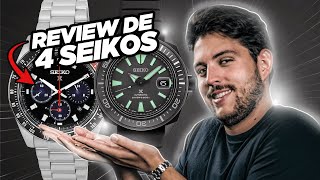 Recebi QUATRO relógios da SEIKO e fui descobrir quais são [upl. by Hauck667]