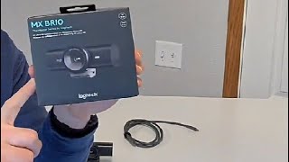 Logitech MX Brio Ultra HD 4K Streaming Webcam 1080p at 60 FPS USB C Webcam Cover Review [upl. by Masson]