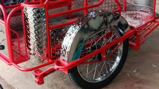 TRICYCLE SIDE WHEEL  ALIGNMENT STEP BY STEP [upl. by Doolittle]