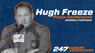 Auburn HC Hugh Freeze  Georgia loss postgame [upl. by Asilat552]