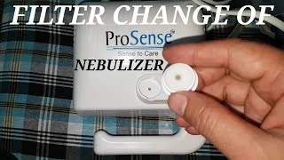 HOW TO CHANGE AIR FILTER OF NEBULIZER [upl. by Krigsman]