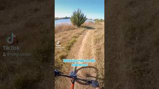 Relaxing ride on the Walnut Creek Lakefront trail mtb mountainbike [upl. by Cattan970]