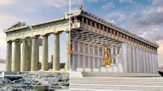 Parthenon Reconstruction  How it Was in Ancient Times [upl. by Maurise]