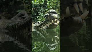 Indian Gharial  Natures Unique Crocodile gharial [upl. by Ahsitam]