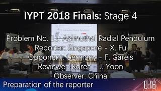 IYPT 2018 Finals  Stage Four [upl. by Sergent808]