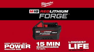 NEW Milwaukee M18 REDLITHIUM FORGE XC60 Battery Pack New Pipeline Releases [upl. by Eerased433]