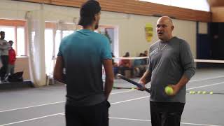 Petzschner und Bemelmans training at TennisUniversity [upl. by Ultun111]