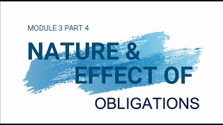 OBLICON LECTURE NATURE AND EFFECT OF OBLIGATIONS PART 4 ART 11691170 OF THE NEW CIVIL CODE [upl. by Noffihc949]