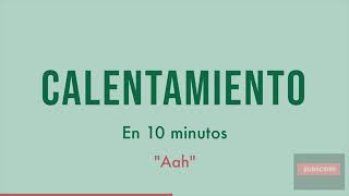 El MEJOR Calentamiento Vocal en 10 min Haz esto TODOS los días [upl. by Jit]