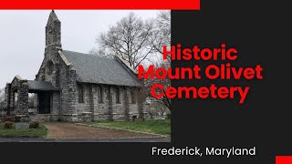 Mount Olivet Cemetery Frederick Maryland  Historic Graveyard  Francis Scott Key [upl. by Rowan645]