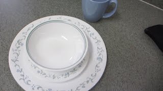 Corelle Livingware 16pc Dinnerware Country Cottage Review [upl. by Ofelia]