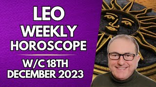 Leo Horoscope Weekly Astrology from 18th December 2023 [upl. by Daub]