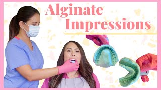 ALGINATE IMPRESSIONS  How to take impressions for whitening trays [upl. by Ylim233]