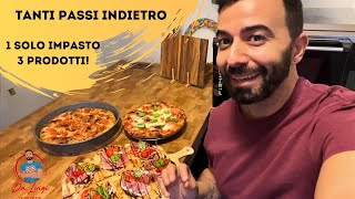 3 IMPASTI IN 1 E TANTI PASSI INDIETRO  FOCACCIA PIZZA IN TEGLIA E PALA  COME PROCEDE LA PIZZERIA [upl. by Ferguson708]