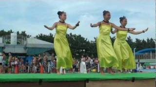 Hawaiian Hula Girls quotpuamanaquot COVER 湘南辻堂海浜公園イベント [upl. by Anawed]