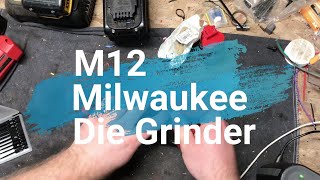 Milwaukee M12 Die Grinder Teardown [upl. by Latsryc]