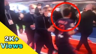 Fight in the PSG tunnel between Neymar and Tiago Djalo [upl. by Neelyaj696]