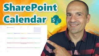 📆How to create a modern and colorful calendar view in SharePoint [upl. by Atteinotna]