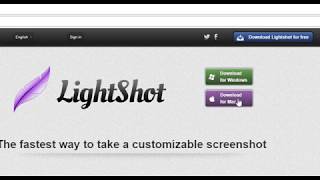 Lightshot Fastest Way to take your Screenshot [upl. by Lunetta]